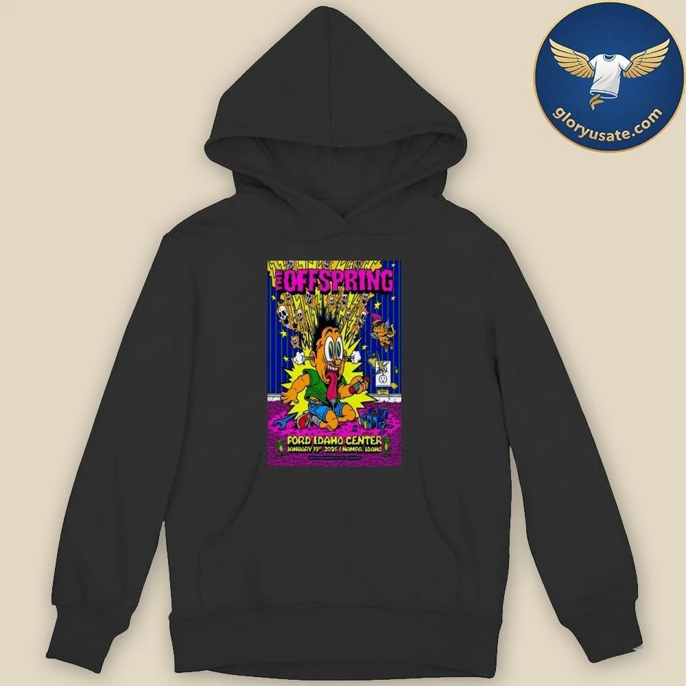 The Offspring Nampa, ID January 19 2026 Tour Poster Shirt