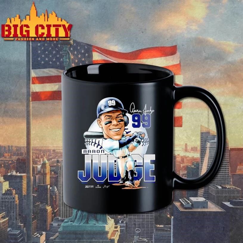 Aaron Judge New York Baseball Mudge Studios MLBPA Graphic Shirt