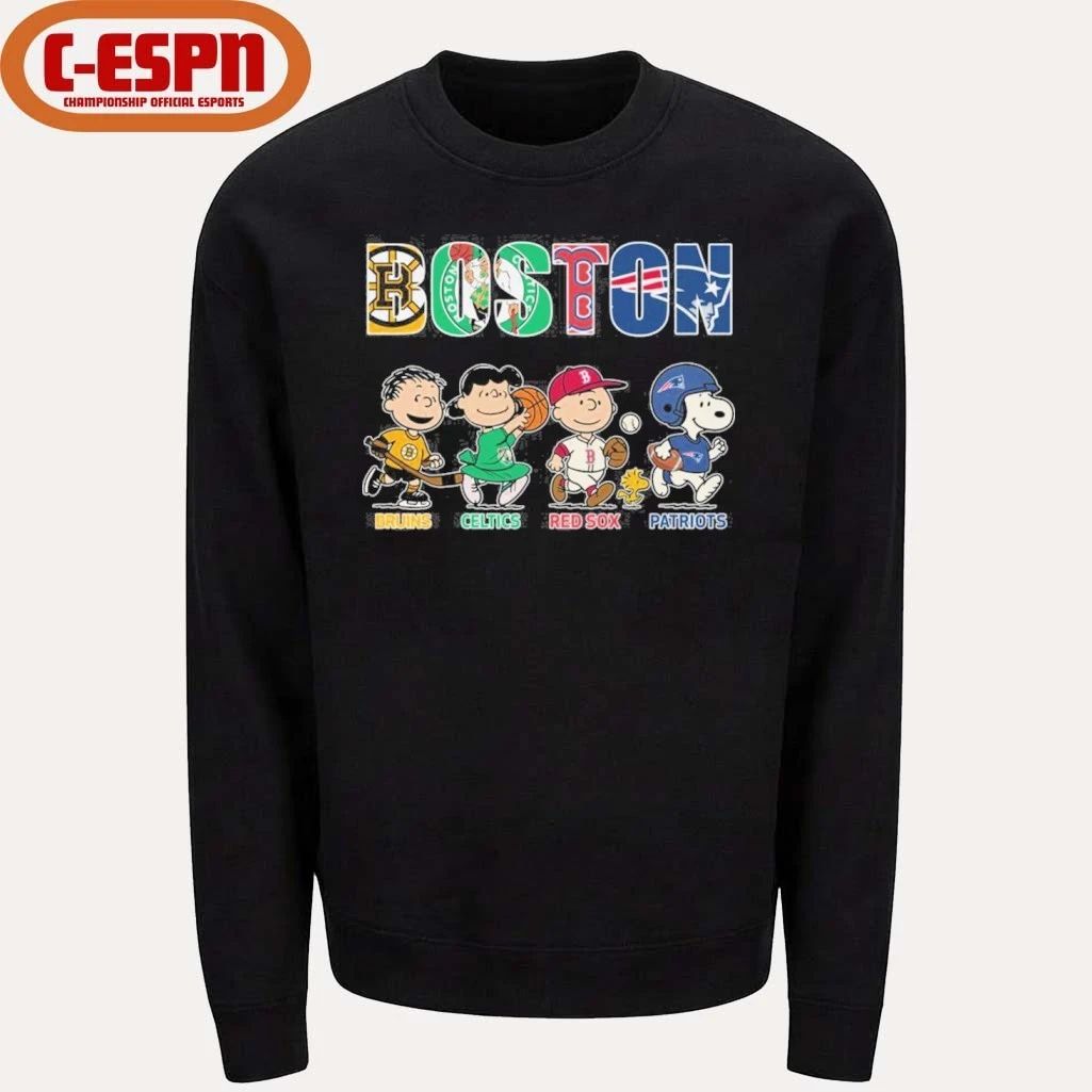 The Peanuts X Boston Sports Teams Shirt