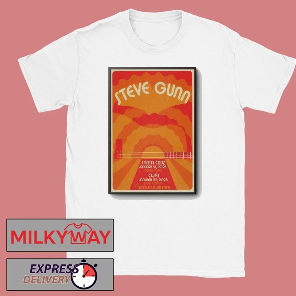 Steve Gunn Ojai Deer Lodge In Ojai CA Jan 22 2026 Poster shirt