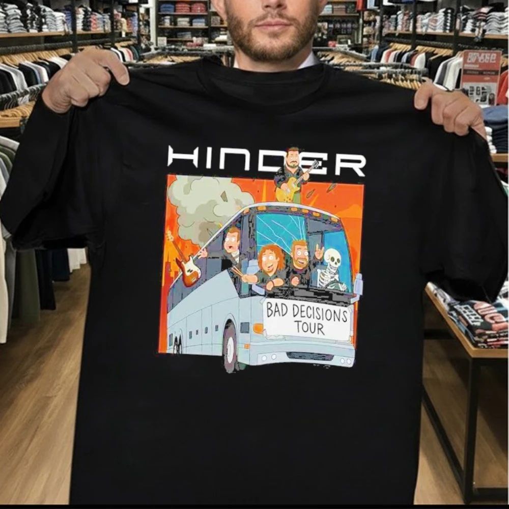 Hinder Bad Decisions Tour 2026 Shirt