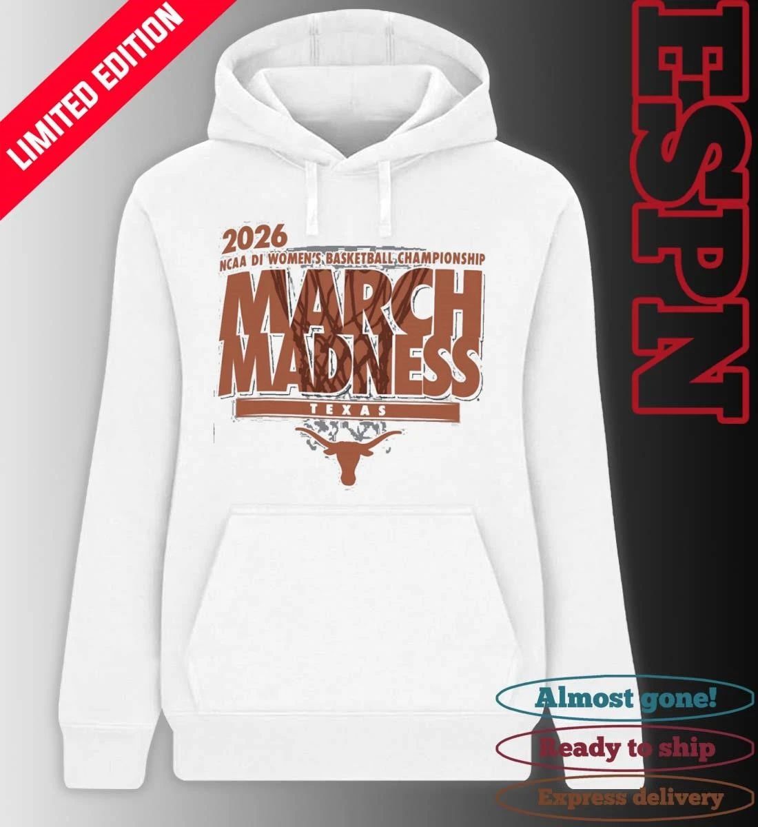 Texas Women’s Basketball Single Team 2026 NCAA March Madness Shirt
