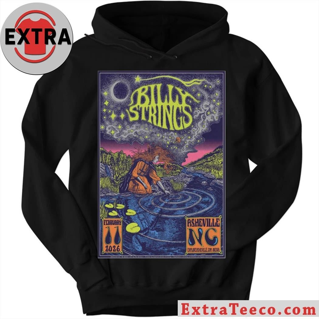 Billy Strings 02 11 2026 ExploreAsheville.com Arena Asheville, NC Poster T-Shirt