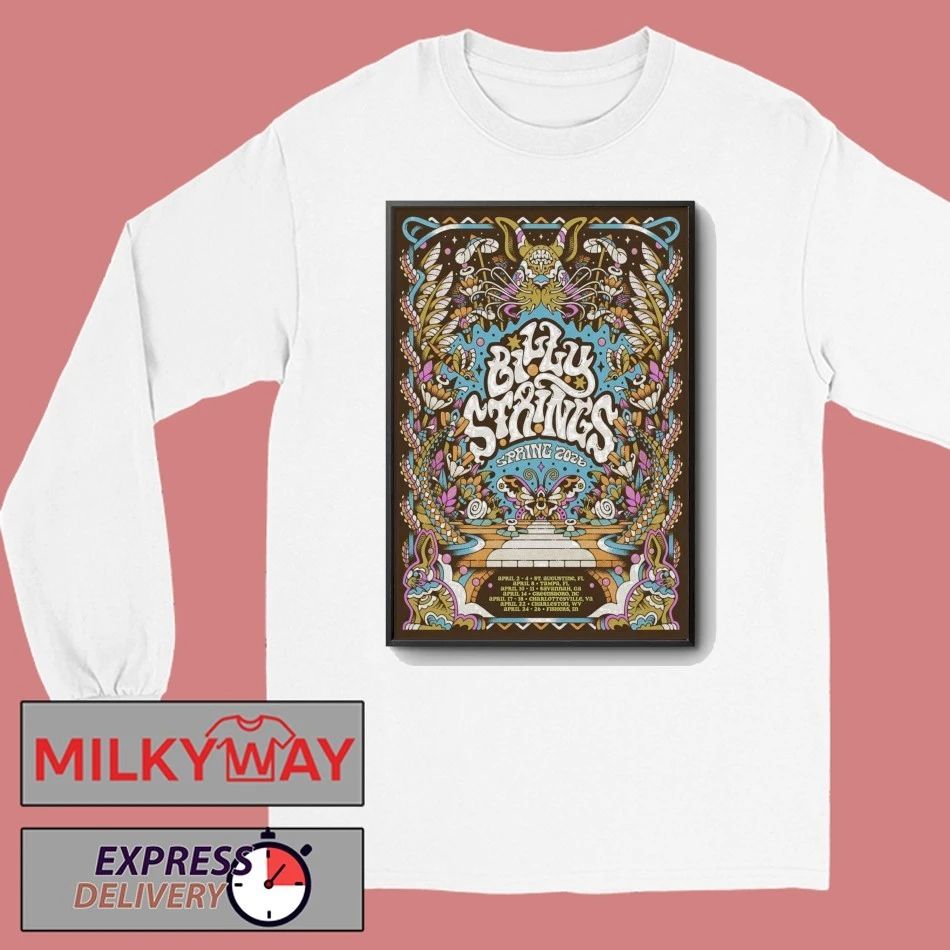 Billy Strings Spring April 2026 Tour Poster shirt