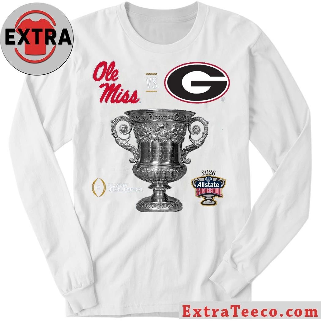 Original The Allstate Sugar Bowl playoff quarterfinal match between Ole Miss and Georgia at Caesars Superdome, New Orleans Shirt
