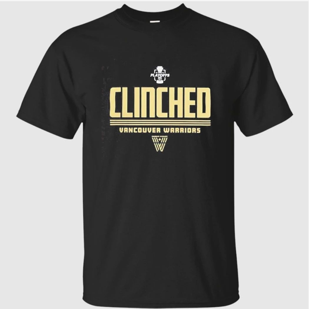 Vancouver Warriors Clenched NLL 2026 Playoffs Shirt