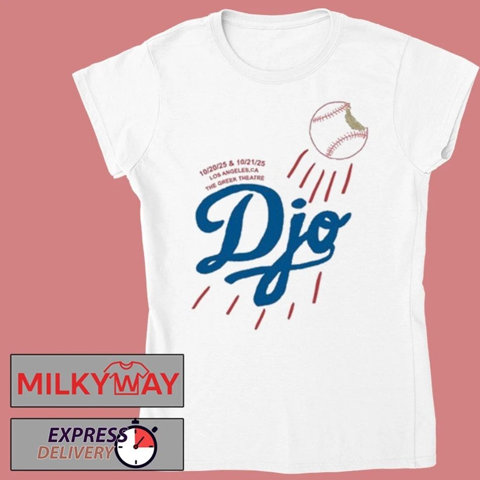 DJO w Post Animal Oct 20, 2025 Los Angeles, CA Tour shirt
