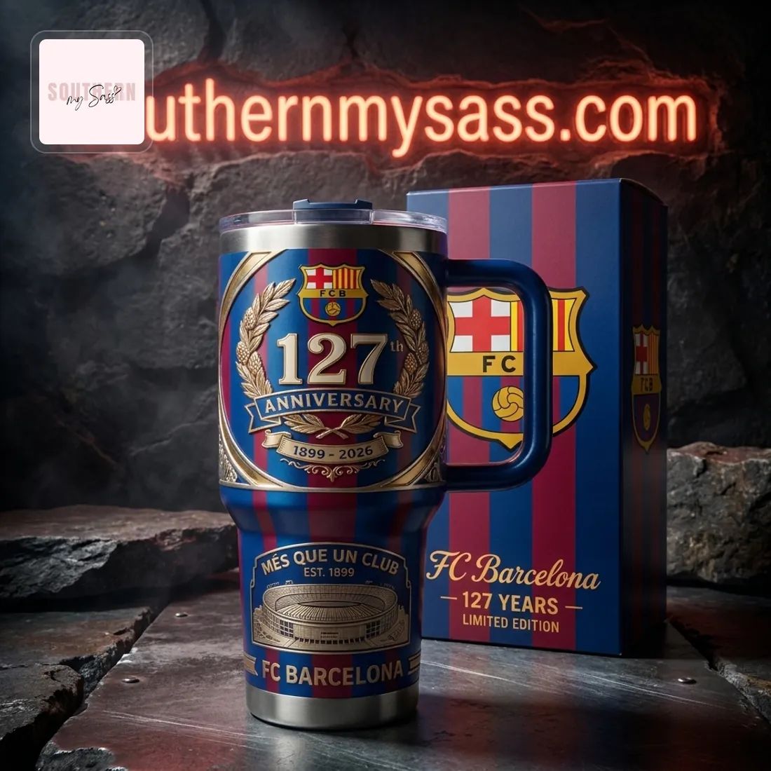 FC Barcelona 127th Anniversary Limited Edition Commemorative Tumbler