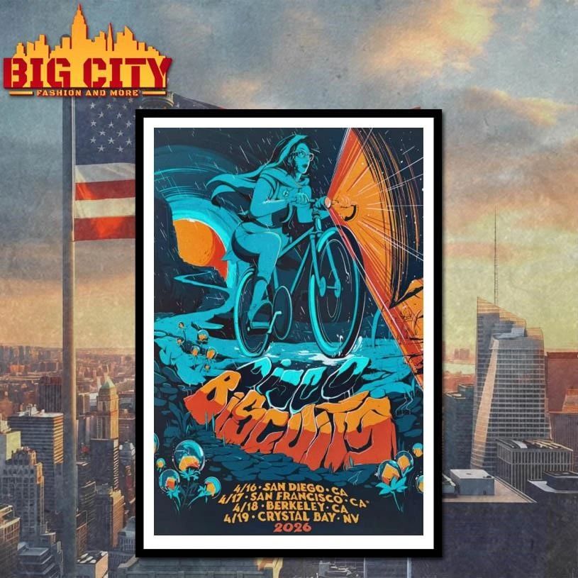 The Disco Biscuits Crystal Bay NV 4-19-2026 Poster Shirt