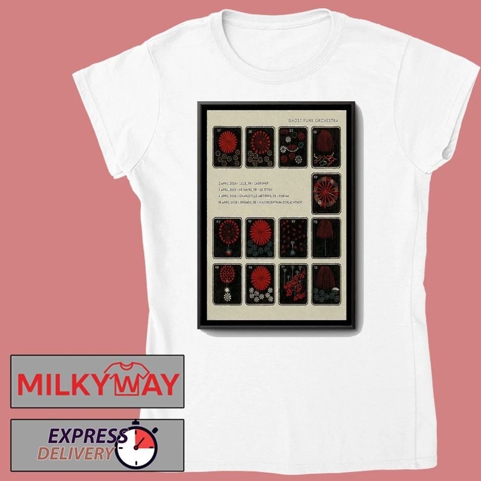 Ghost Funk Orchestra Tour April 2026 Poster shirt
