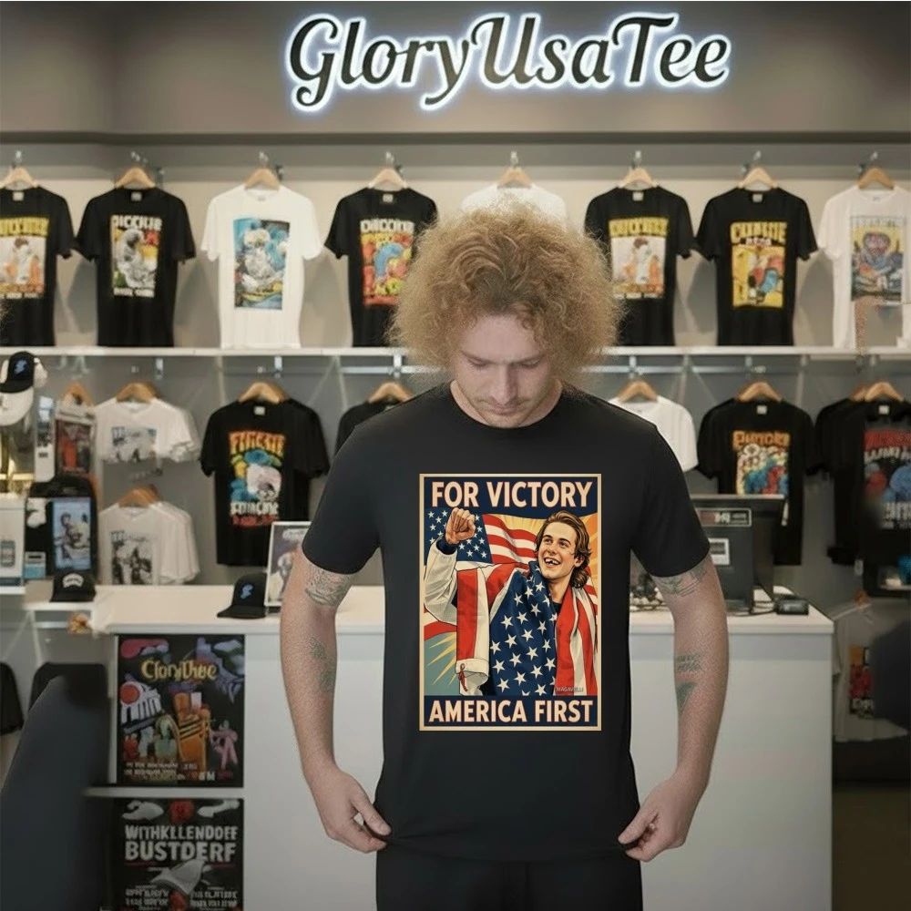 Jack Hughes Teeth Gold Champion Olympic Winter 2026 For Victory America First Shirt