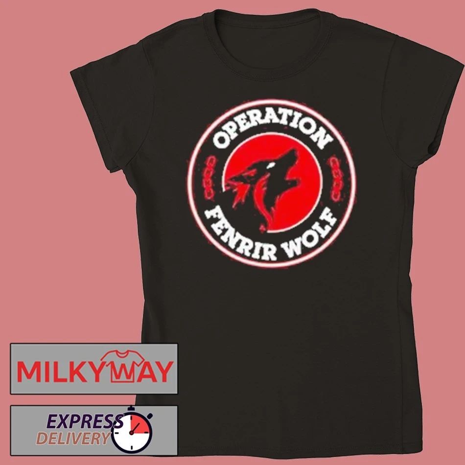 Nebraska Huskers Operation Fenrir Wolf T-Shirt