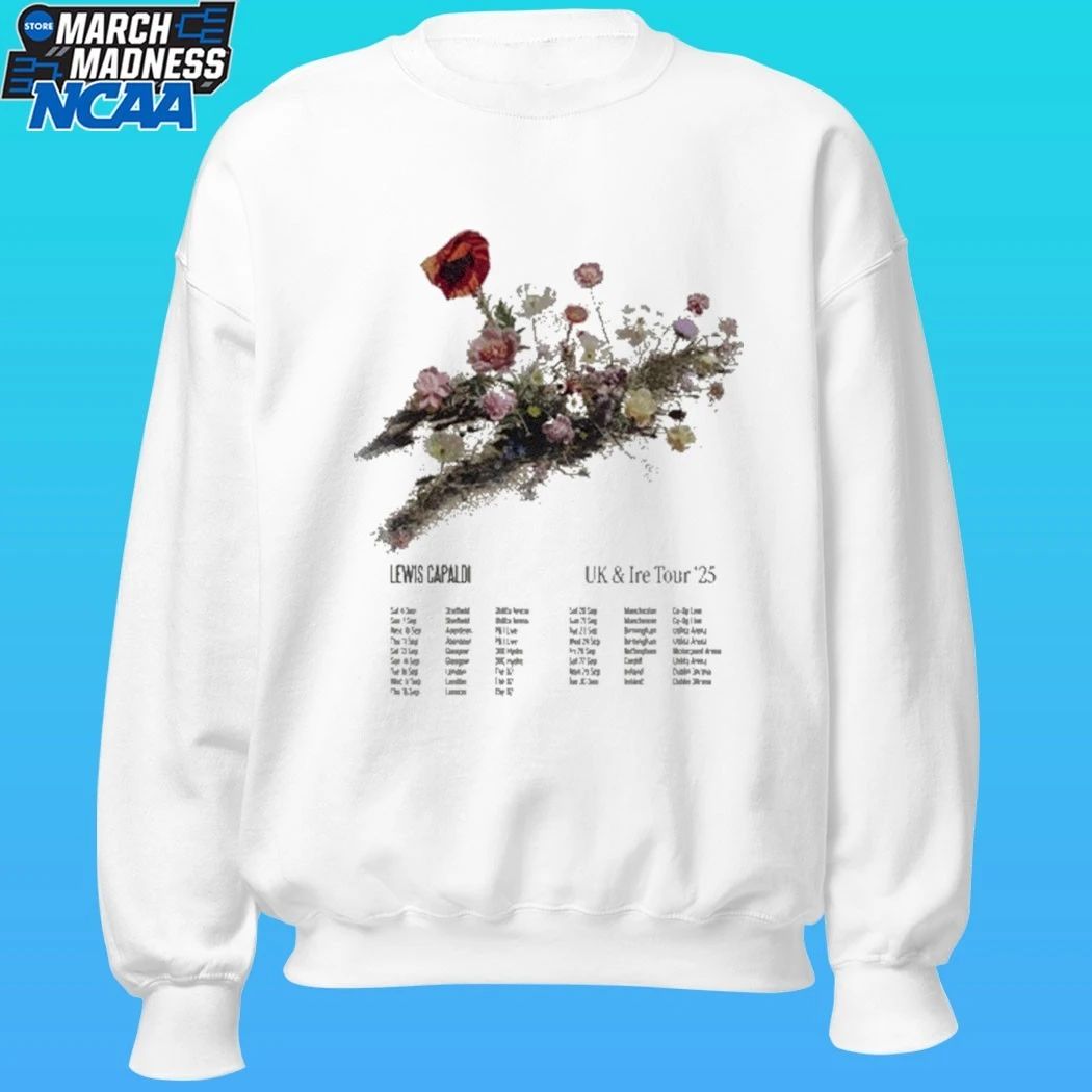Lewis Capaldi Flowers Dateback Shirt