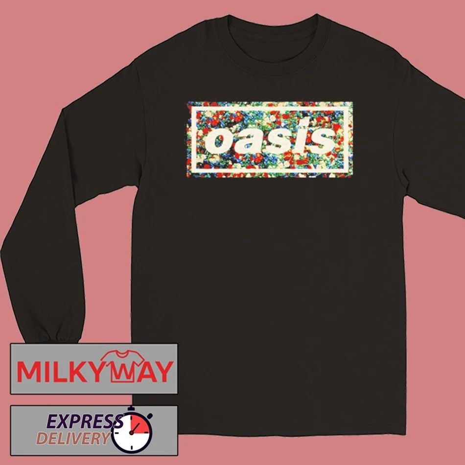 Oasis Don’t Look Back in Anger Decca Logo Carnation shirt