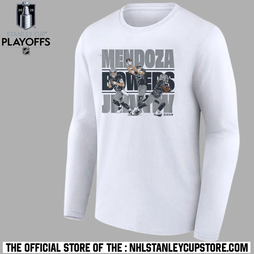Fernando Mendoza, Ashton Jeanty & Brock Bowers Vegas Trio Shirt