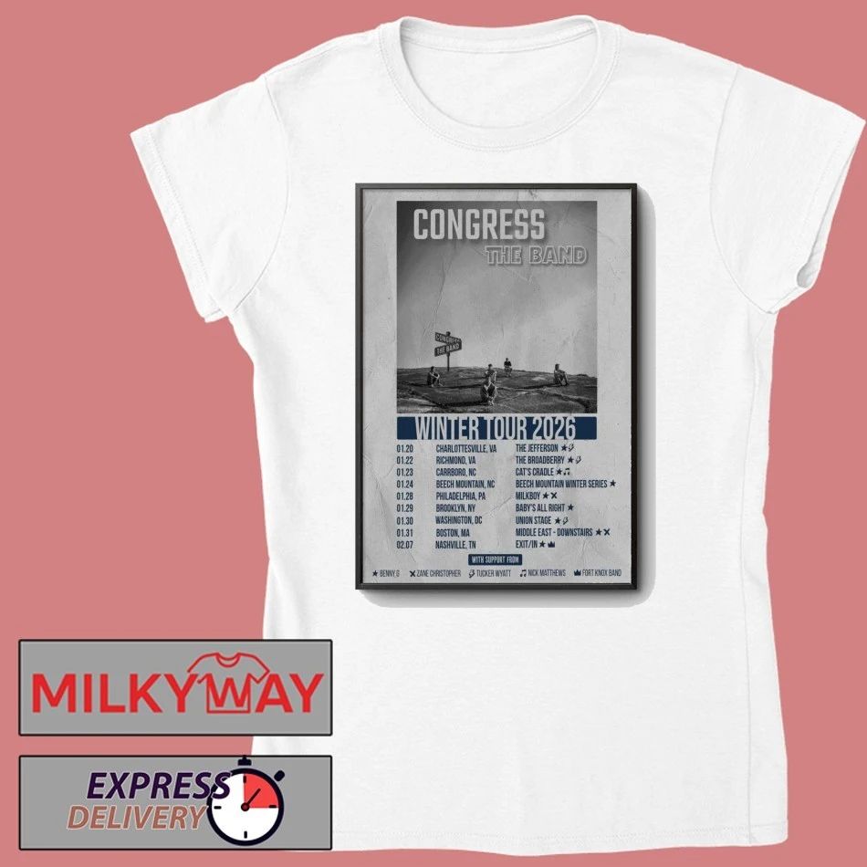 Congress Band Tour 2026 Poster shirt