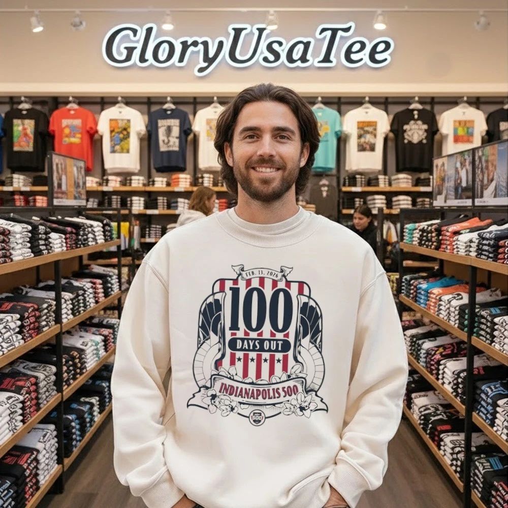 Indianapolis 500 100 Days Out Feb 13-2026 T-Shirt