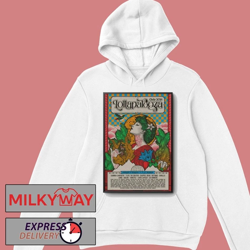 Lollapalooza 2026 Chicago Illinois Poster shirt