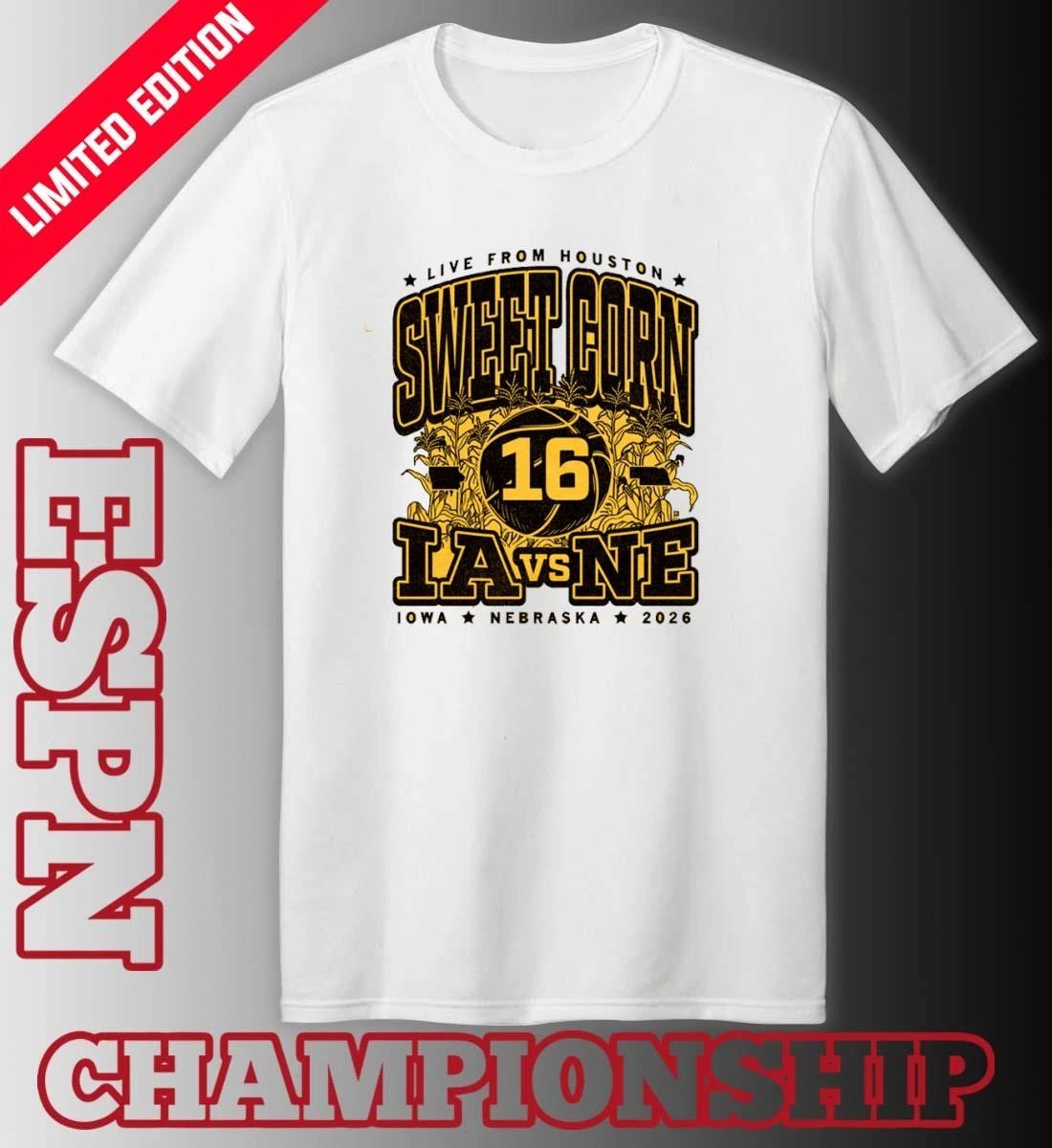 Iowa Vs Nebraska Sweet Corn 16 Max Collegiate Shirt