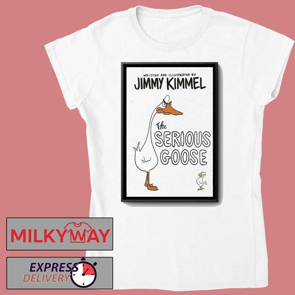 The Serious Goose Illustrated Art Poster shirt