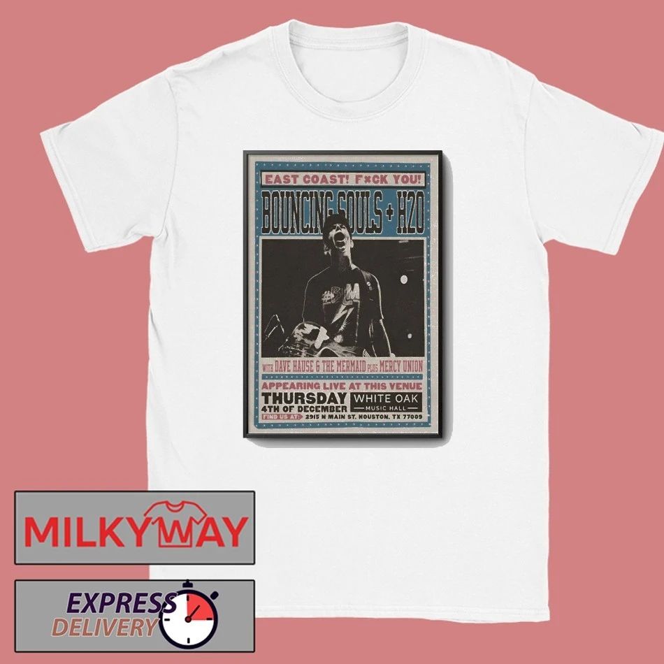 The Bouncing Souls Houston TX, December 4 2025 Poster shirt