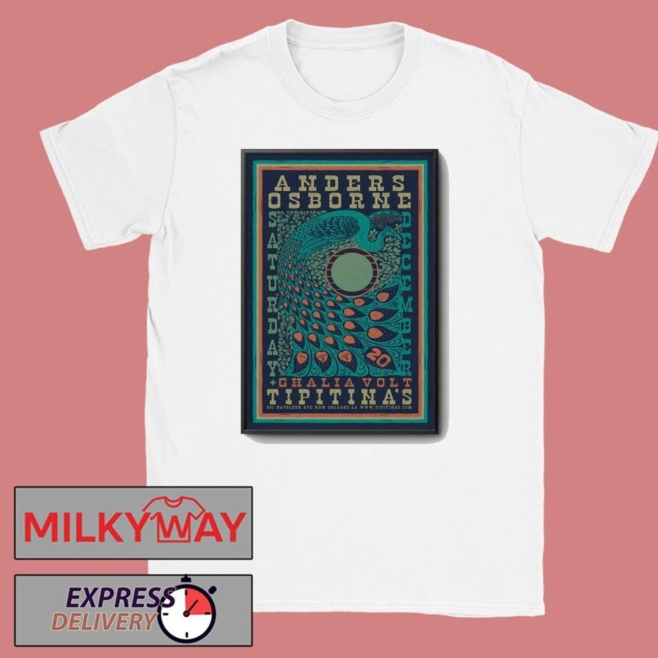 Anders Osborne Tipitina’s in New Orleans LA Dec 20 2025 Poster shirt