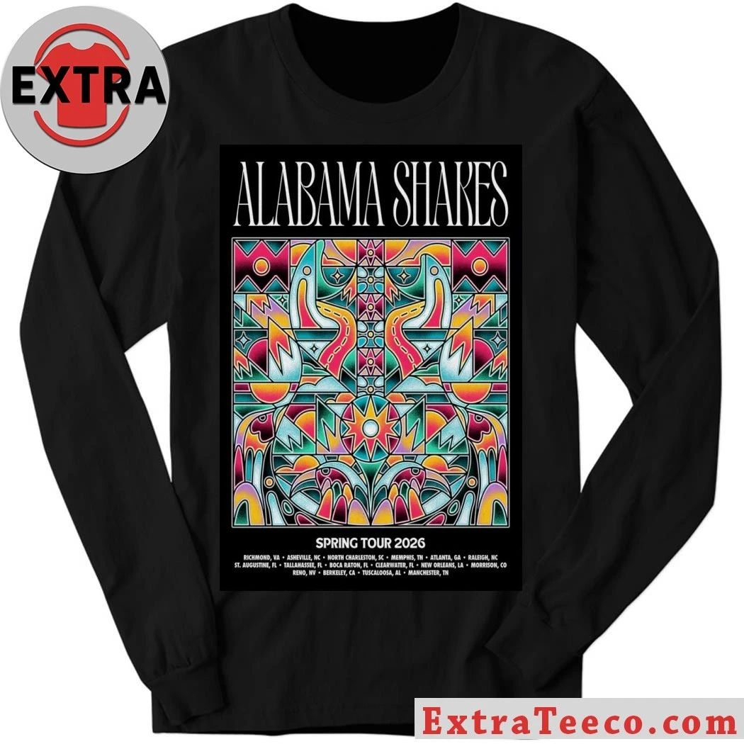 Alabama Shakes Spring 2026 Tour Poster Shirt