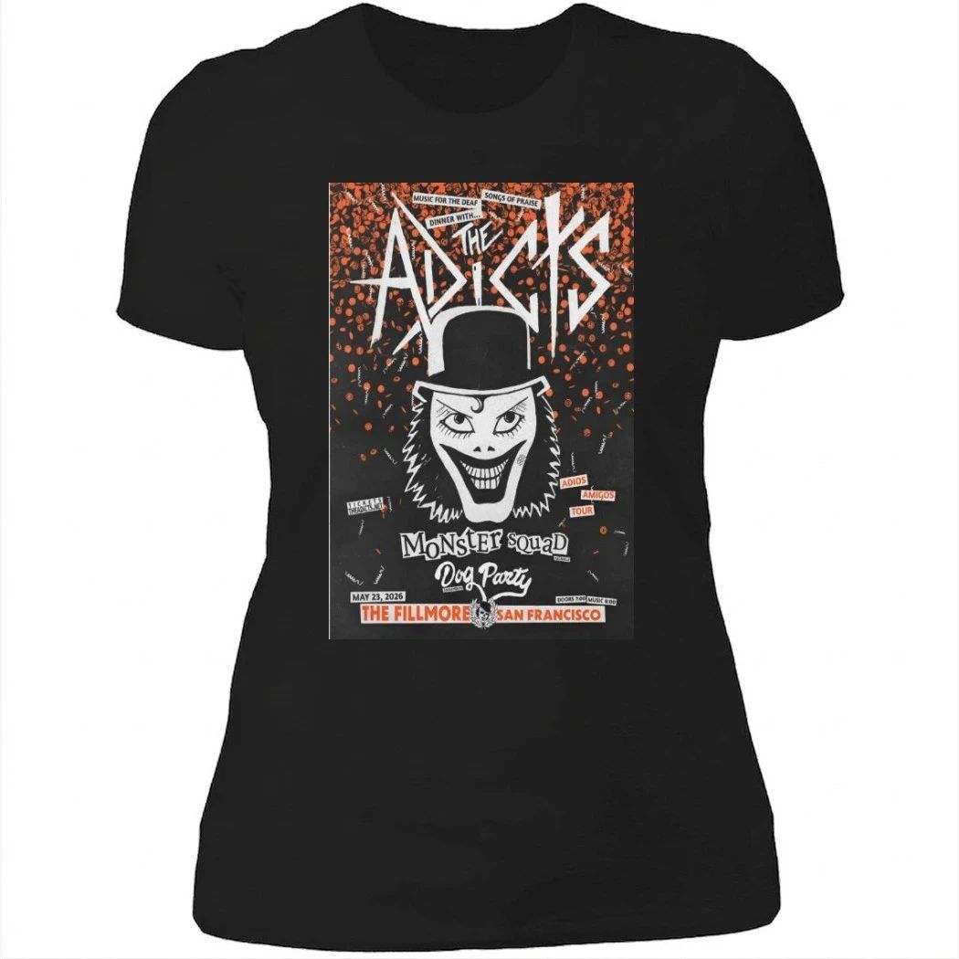 The Adicts 5-23-2026 San Francisco CA Shirt