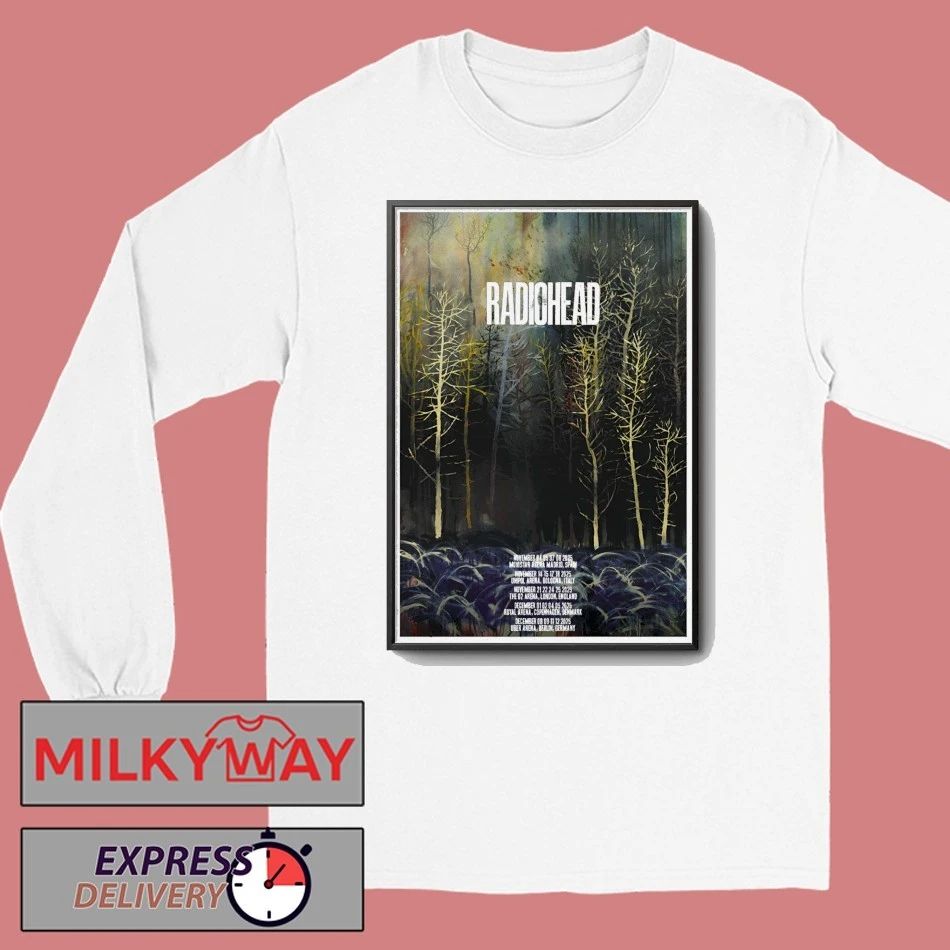Radiohead 2025 Shows Poster shirt