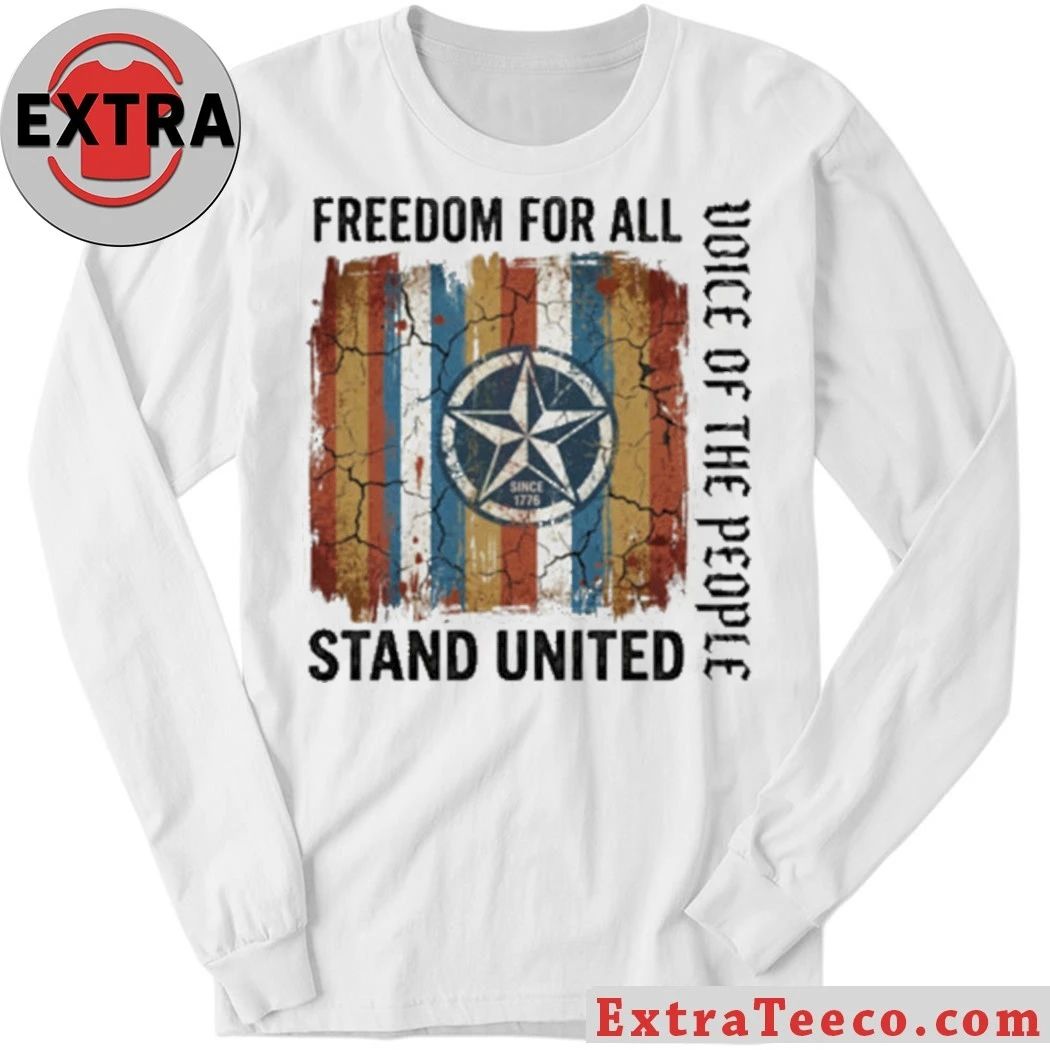Freedom for All Stand United Vote Of The People Anti-Trump T-Shirt