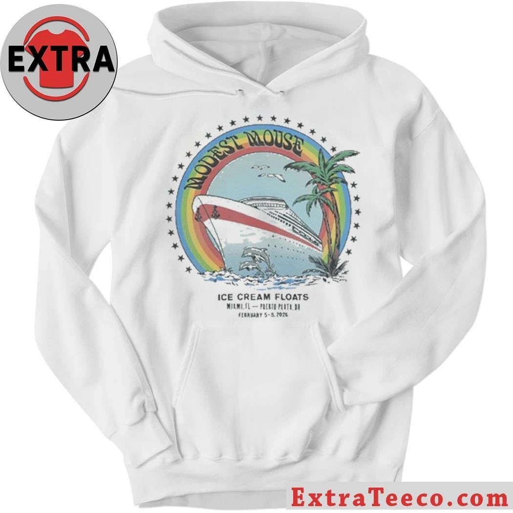 Modest Mouse Ice Cream Floats Norwegian Pearl Shirt