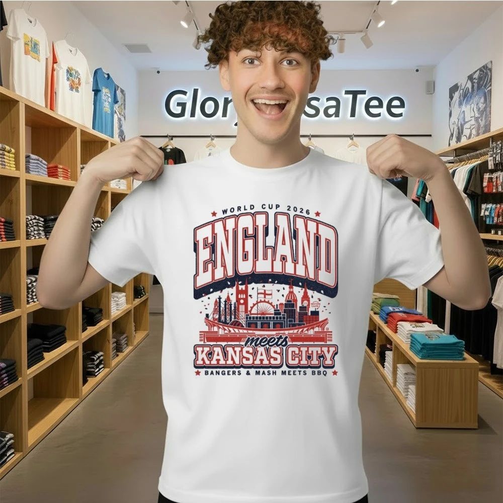 England KC Max Collegiate Heavyweight Shirt