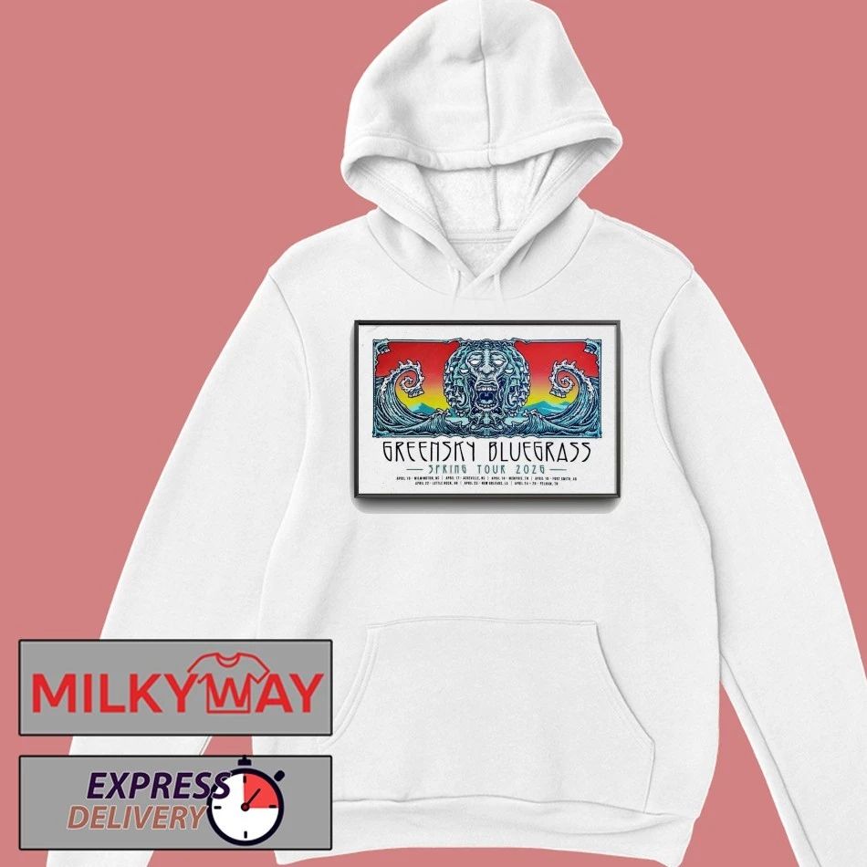 Greensky Bluegrass Spring 2026 Tour Poster shirt