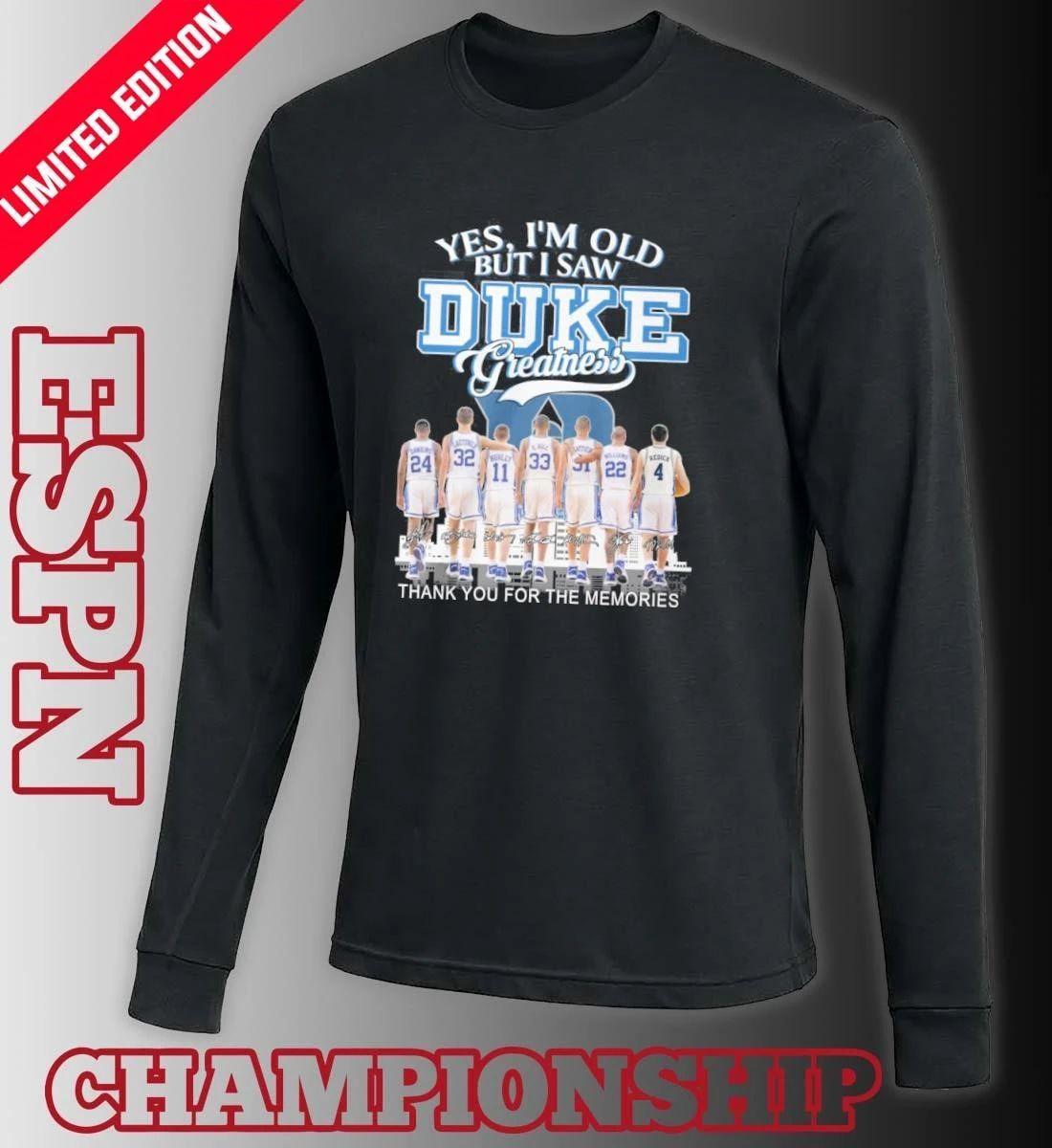 Yes, I’m Old But I Saw Duke Men’s Basketball 2026 shirt