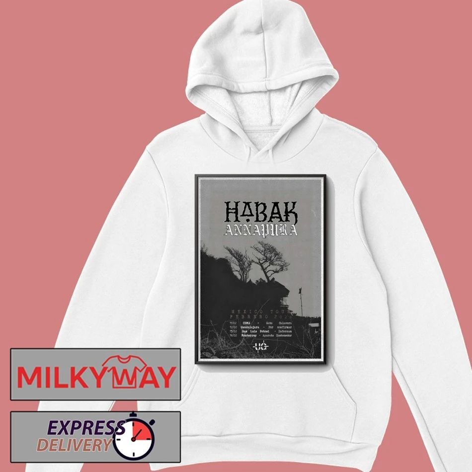 HABAK-ANNAPURA Tour Mexico 2026 Poster shirt