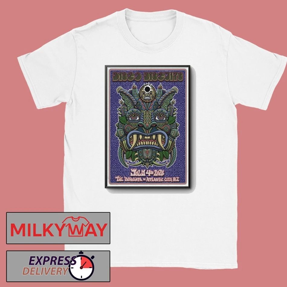 The Disco Biscuits Borgata Event Center In Atlantic City NJ Jul 4 2026 Poster shirt