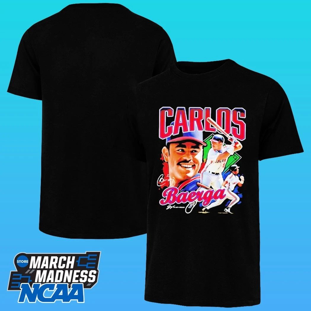 Carlos Baerga Cleveland Indians Baseball Player Collage Vintage Shirt