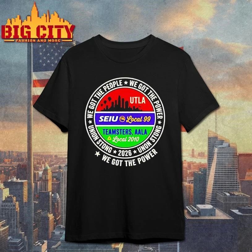 Labor Movement Utla Seiu Aala We Got The People City Skyline Shirt