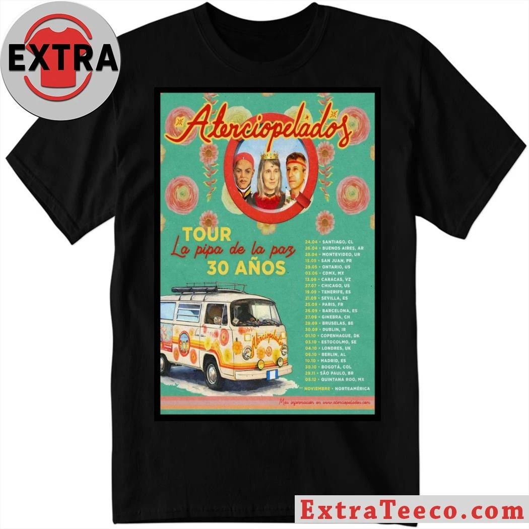 Aterciopelados La Pipa De La Paz 2026 Shows Poster T-Shirt