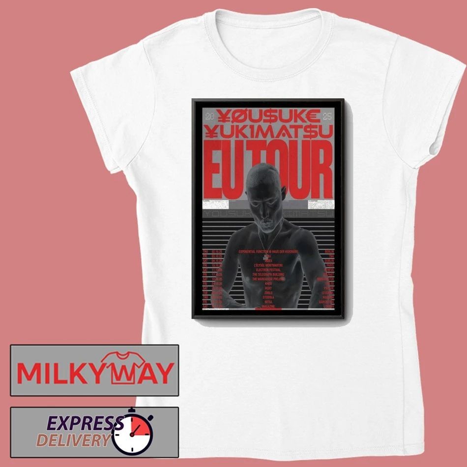 Yousuke Yukimatsu Europe Tour 2025 Poster shirt
