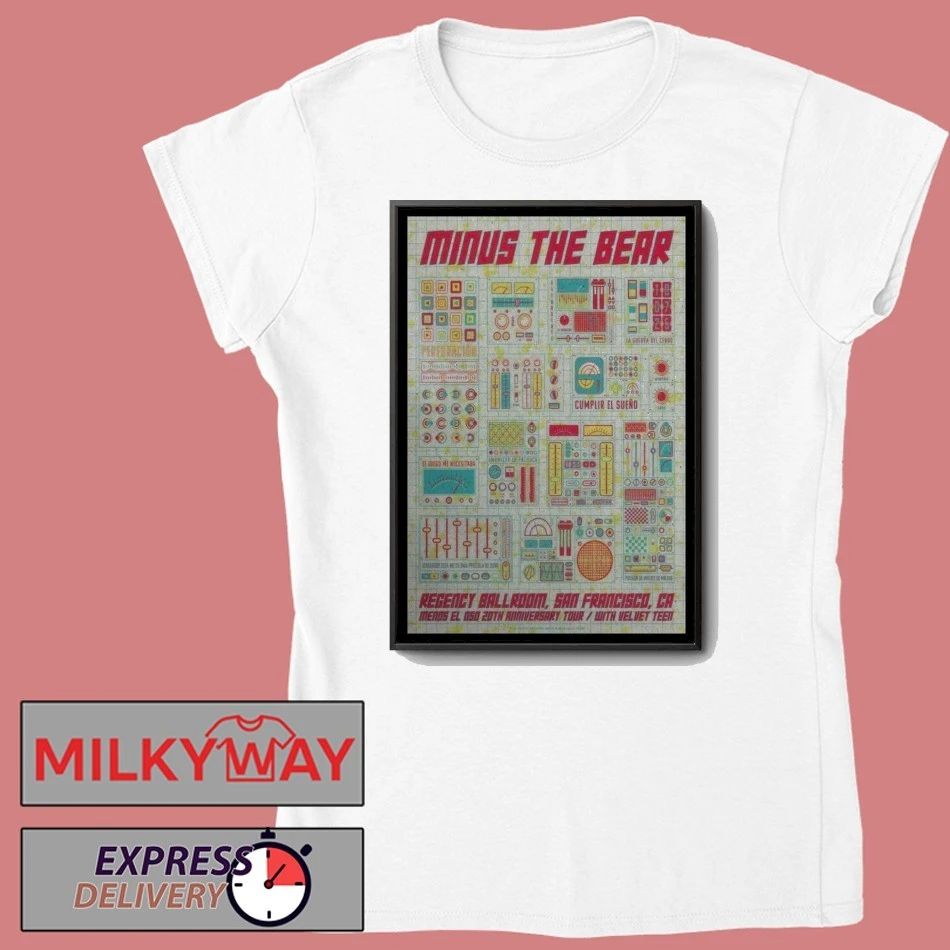 Minus The Bear The Regency Ballroom San Francisco Poster shirt