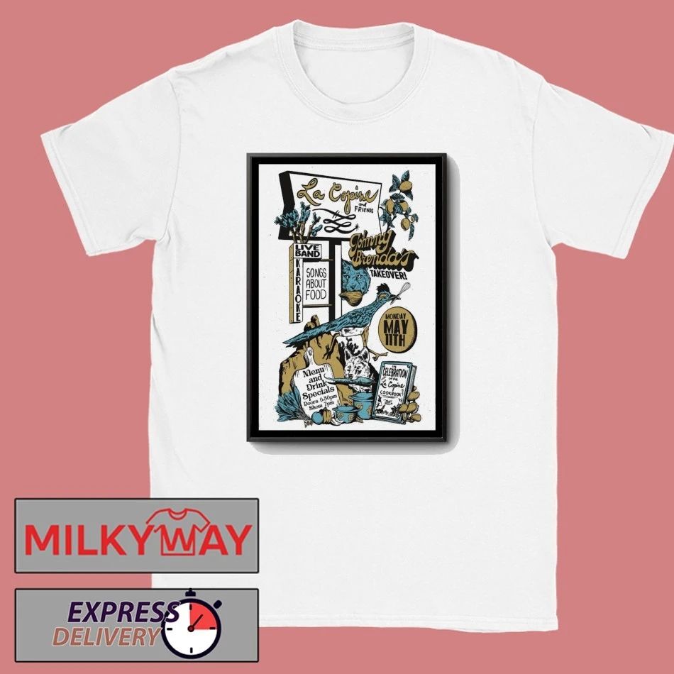 La Copine and Friends Johnny Brenda’s May 11 2026 Poster shirt