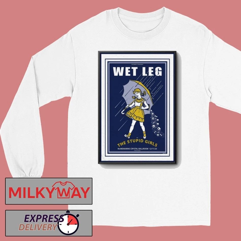 Wet Leg 12 11 2205 Portland OR Poster shirt