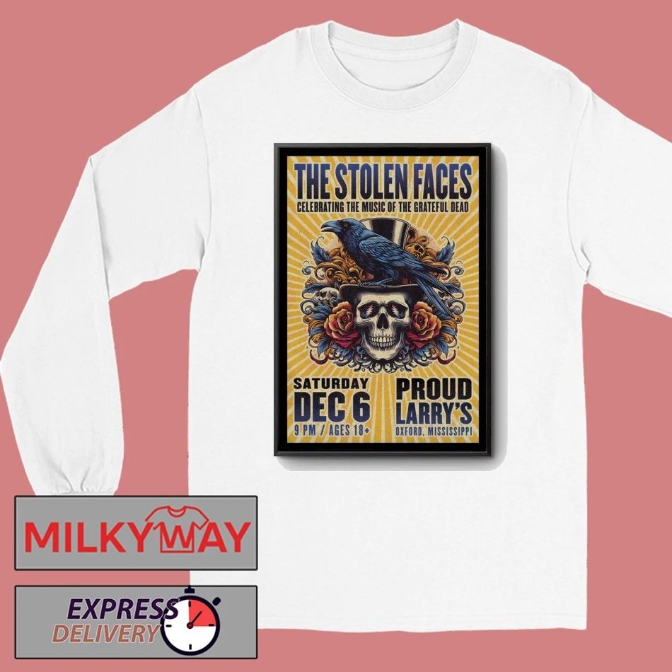 The Stolen Faces Event Oxford MS Dec 6 2025 Poster shirt