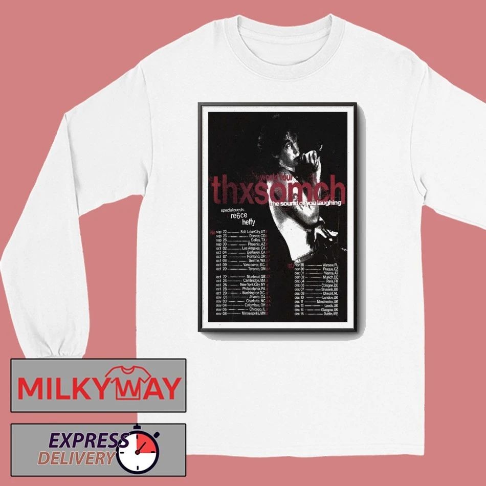 ThxSoMch World Tour 2025 Poster shirt