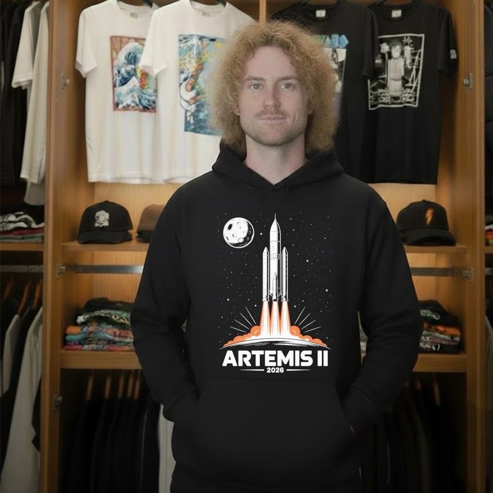 Artemis II 2026 Moon Mission Space Exploration Shirt