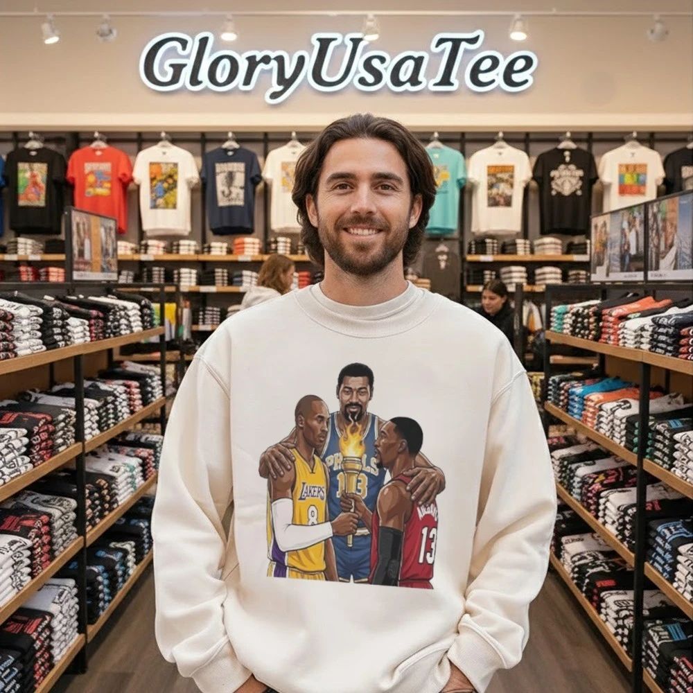 Kobe Bryant Passing The Torch To Bam Adebayo Nba Shirt