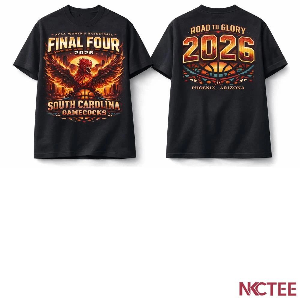 NKCtees 2026 NCAA Women’s Final Four South Carolina Gamecocks Phoenix Fire shirt