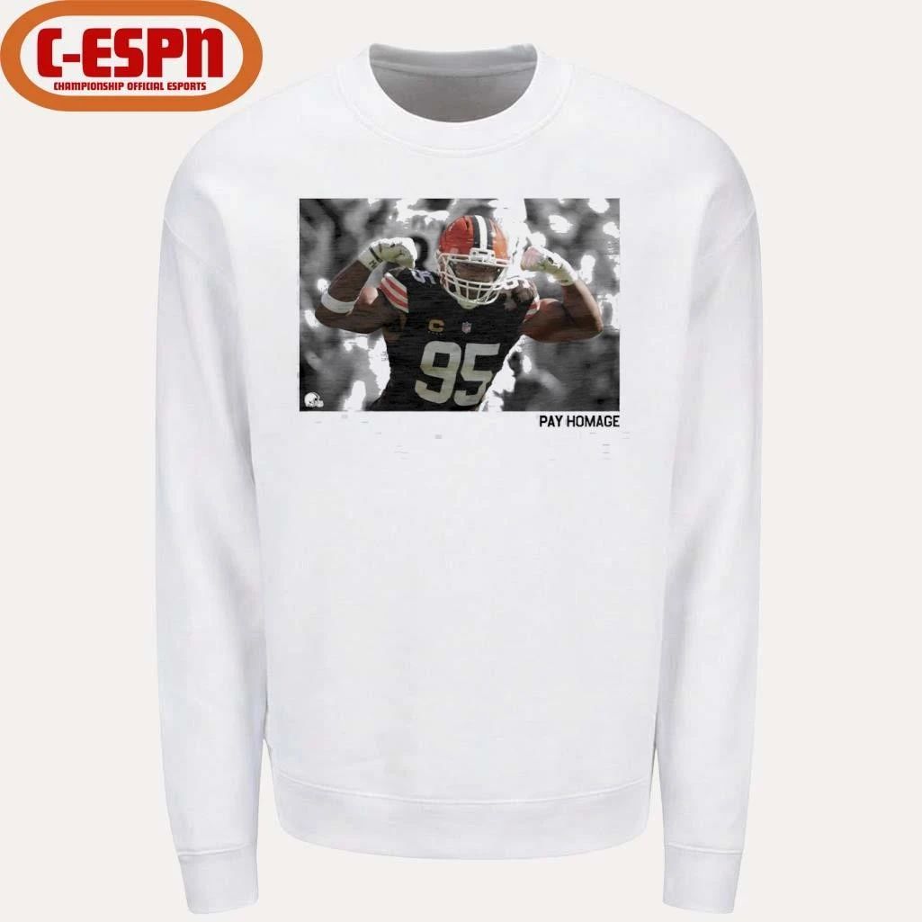 Sack King Myles Garrett Pay Homage Shirt