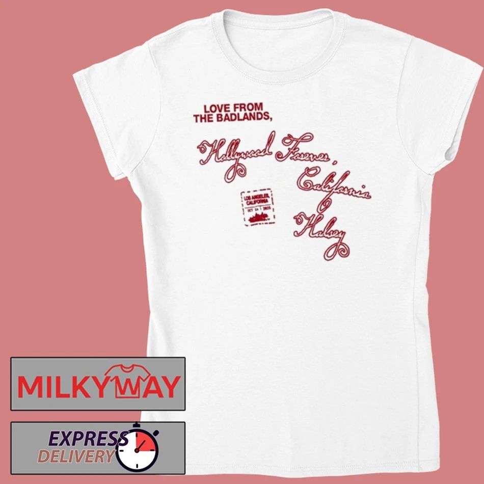 Halsey Love From Badlands Hollywood Forever California Shirt